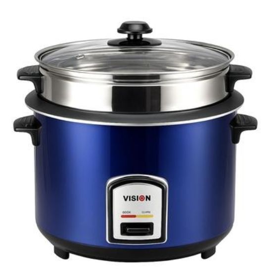 Picture of VISION Rice Cooker 1.8 L 40-06 SS Double Pot Blue - 873209