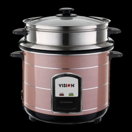 Picture of Vision 3.0 Liter Rice Cooker Rel 50 05 SS Coffee (Double Pot) - 873567