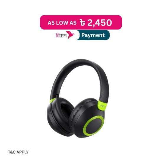 Picture of Oraimo MV BoomPop 2|Wireless Headphones Black | OHP-610