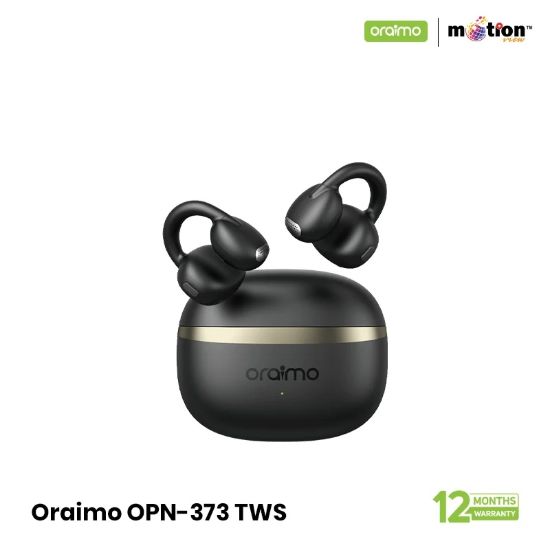 Picture of Oraimo MV OpenSnap Clip-On True Wireless Earbuds (OPN-373) - Gravity Black