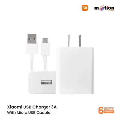 Picture of Xiaomi 3A Charger With Micro USB Cable - White