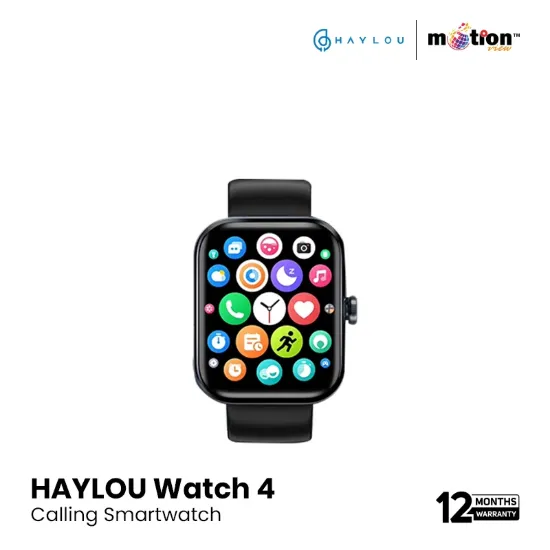 Picture of Haylou Watch 4 1.93" TFT HD Display & GPS With BT Calling Smart Watch - Silver