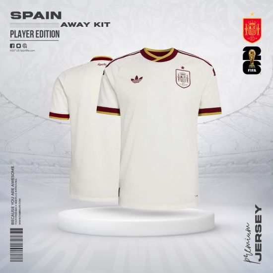 Picture of Spain 2026 World Cup Away Jersey - Player Edition