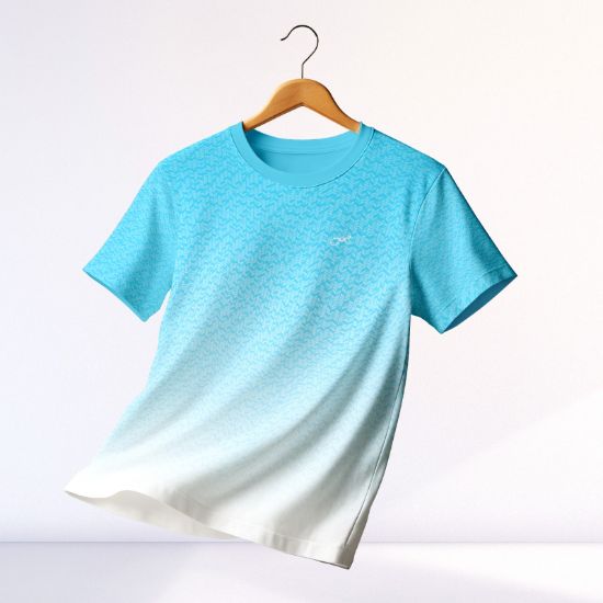 Picture of Premium Sports Active Wear T-shirt - Sky Blue - For Agent
