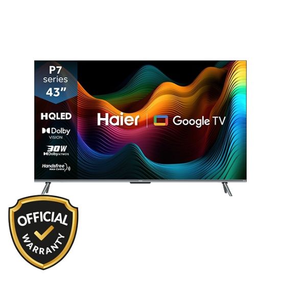 Picture of Haier 43 Inch Bezel-Less HQLED 4K UHD Google TV (H43P7UX)