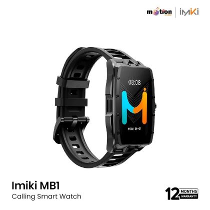 Picture of IMIKI-MB1-1.64--AMOLED-BT-calling-Smart-Watch-with-1ATM-Water-Resistance--Black