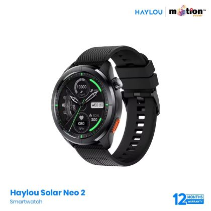 Picture of Haylou-Solar-Neo-2-1.43--AMOLED-With-Up-to-45-days-Larger-Battery-Silicone+Woven--Smart-Watch---black