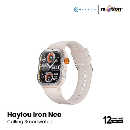 Picture of Haylou-IRON-Neo-1.95-inch-TFT-With-3ATM-Waterproof-Smart-Watch--Silver