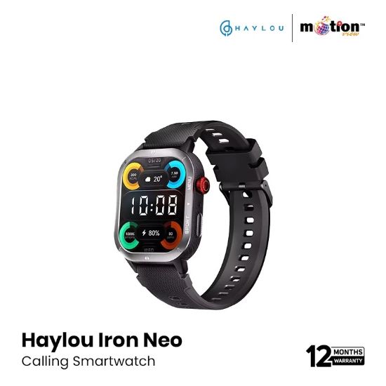 Picture of Haylou-IRON-Neo-1.95-inch-TFT-With-3ATM-Waterproof-Smart-Watch--Black