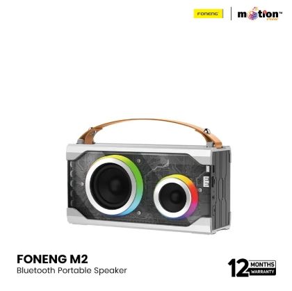 Picture of FONENG-M2-15w-Colorful-Light-Bluetooth-Portable-Speaker--Gray