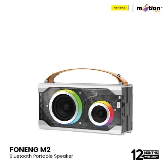 Picture of FONENG-M2-15w-Colorful-Light-Bluetooth-Portable-Speaker--Gray