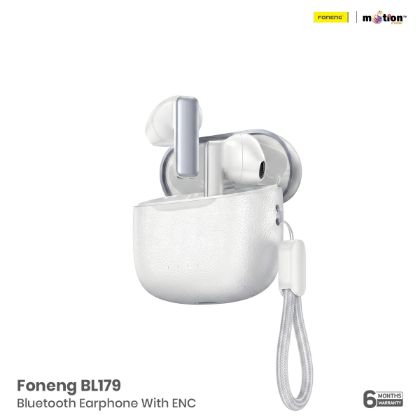 Picture of FONENG-BL179-Half-In-Ear-4-Microphone-ENC-TWS-Earphone--Silver