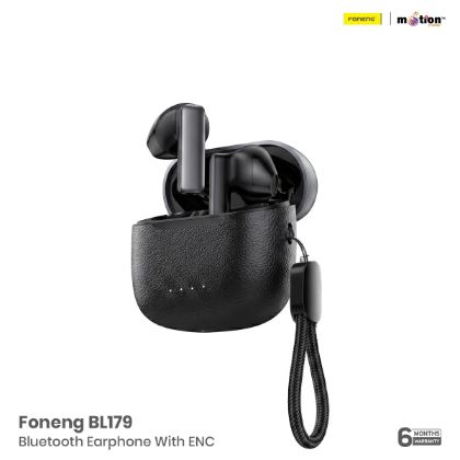 Picture of FONENG-BL179-Half-In-Ear-4-Microphone-ENC-TWS-Earphone--Black