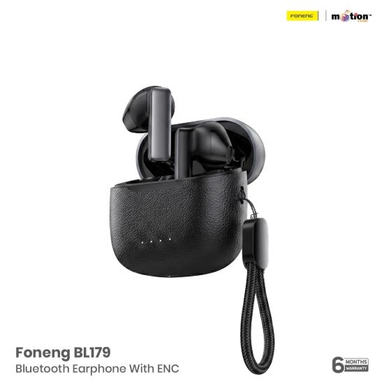 Picture of FONENG-BL179-Half-In-Ear-4-Microphone-ENC-TWS-Earphone--Black
