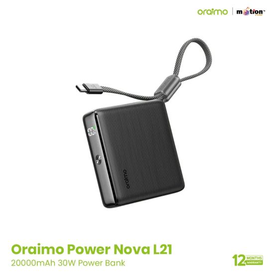 Picture of Oraimo-PowerNova-L11-Mini-22.5w-Fast-Charging-PowerBank--OPB-7103C---Blue