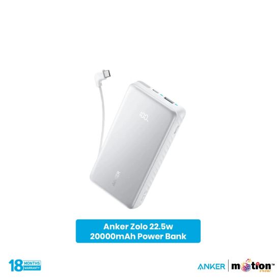 Picture of Anker-Zolo-22.5w-10000mAh-Power-Bank--White
