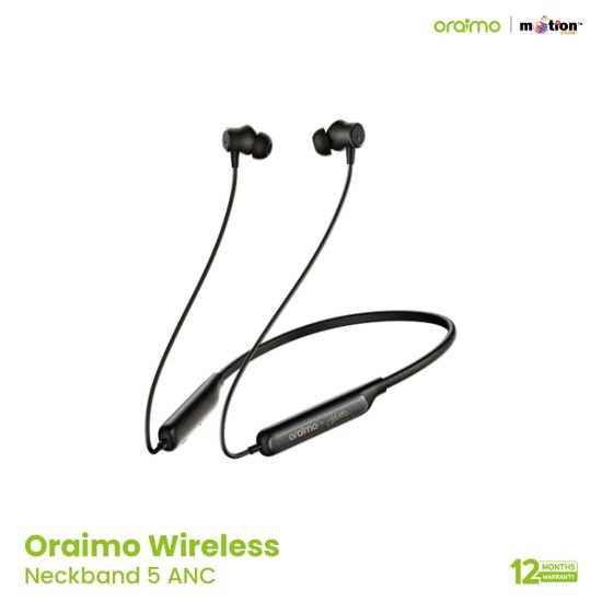 Picture of Oraimo-Wireless-Neckband-5-ANC-OEB-611--SPEED-BLACK