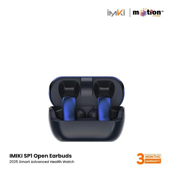 Picture of IMIKI-SP1-Open-Ear-With-10mm-Dynamic-Drivers-Wireless-Earbuds--Blue