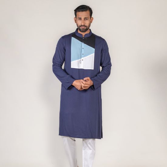 Picture of Color Block men's panjabi