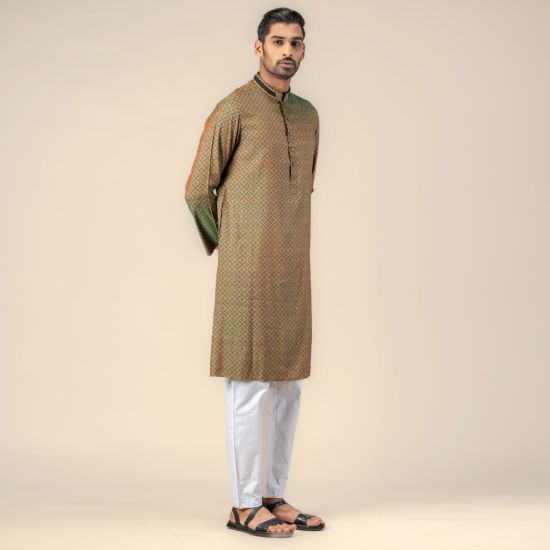 Picture of Printed Slim fit Panjabi