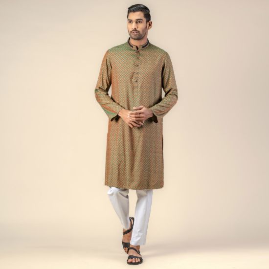 Picture of Printed Slim fit Panjabi