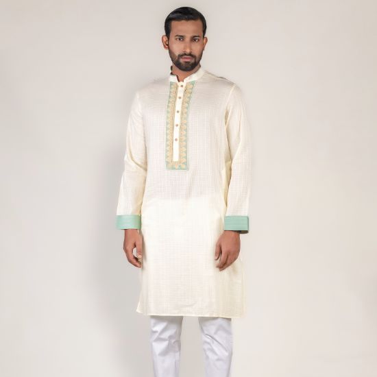 Picture of 3D Embroidery design panjabi REGULAR FIT