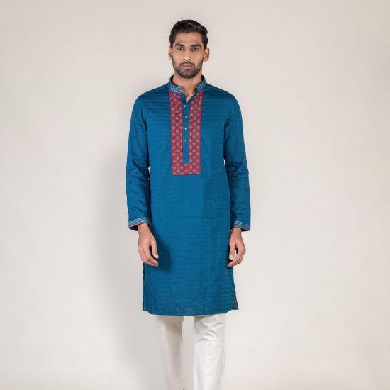 Picture of Exclusive Karchupi  design Panjabi regular fit