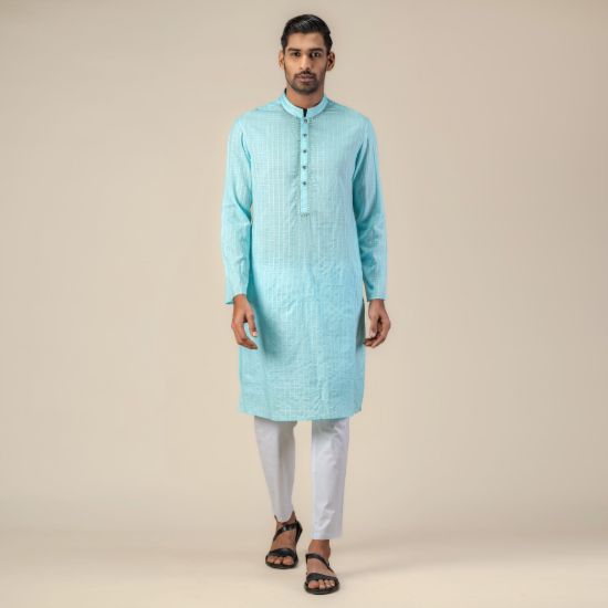 Picture of Embroidered men's Slim fit Panjabi