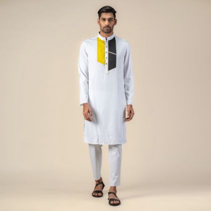 Picture of Color Block Men's Slim fit Panjabi