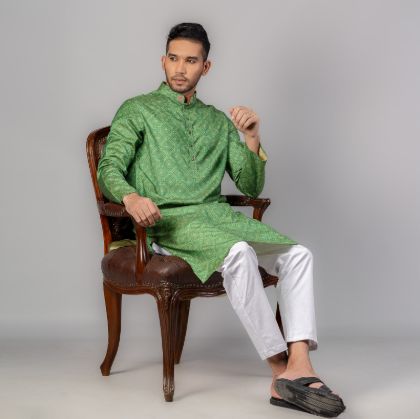 Picture of Raw Nation Men's Regular Fit Panjabi