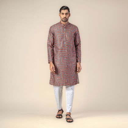 Picture of Surat exclusive printed Regular fit Panjabi