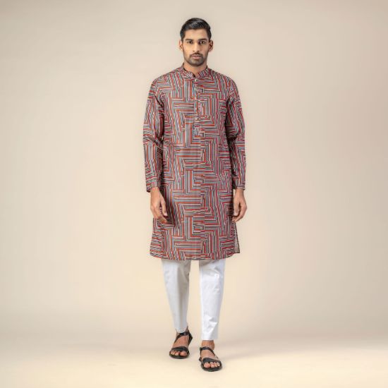 Picture of Surat exclusive printed Regular fit Panjabi