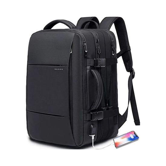 Picture of BANGE BG1908 Large Capacity Expandable Multi-Purpose Business & Travel Backpack Laptop Bag for 17.3inch