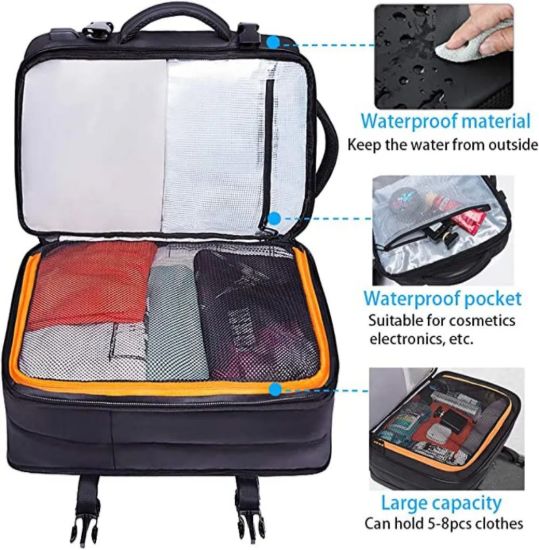 Picture of BANGE BG1908 Large Capacity Expandable Multi-Purpose Business & Travel Backpack Laptop Bag for 17.3inch