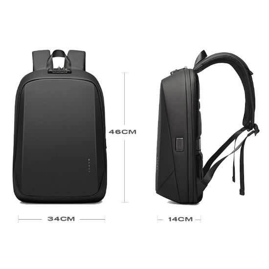 Picture of BANGE BG-7251 Mens Business Double-Shoulder Laptop Bag Large Capacity Waterproof Backpack