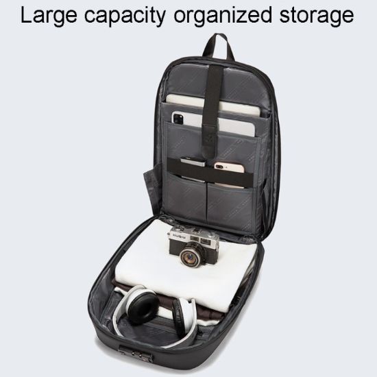Picture of BANGE BG-7251 Mens Business Double-Shoulder Laptop Bag Large Capacity Waterproof Backpack