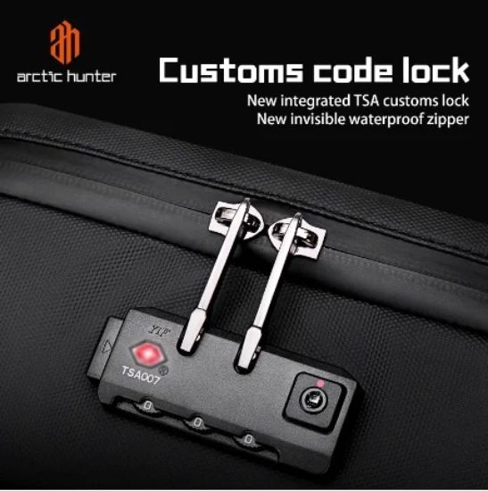 Picture of ARCTIC HUNTER Brand 15.6-inch Laptop Backpack Anti-theft Waterproof
