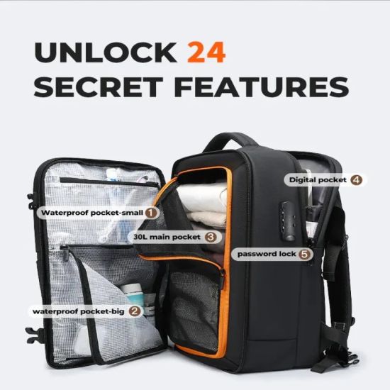 Picture of BANGE BG-7875 Multifunctional Waterproof Anti-theft Business Travel Bag