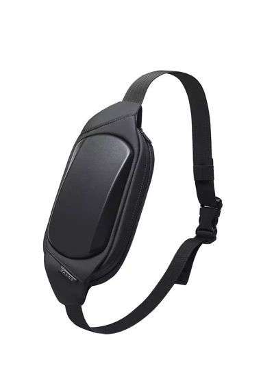Picture of BANGE 7266 Anti-Theft Chest Bag – Black Waterproof Crossbody for Travel & Daily Use