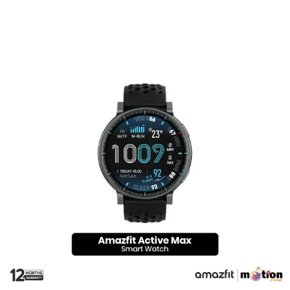 Picture of Amazfit Active Max 1.5" AMOLED With 5 ATM Water Resistant GPS Smart Watch- Black