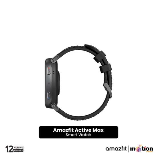 Picture of Amazfit Active Max 1.5" AMOLED With 5 ATM Water Resistant GPS Smart Watch- Black