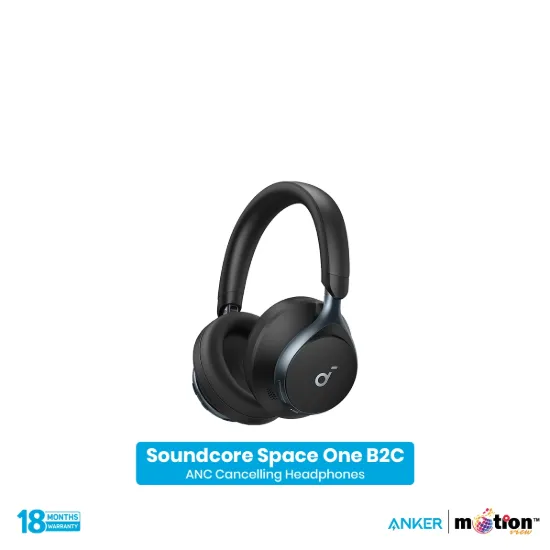 Picture of Anker Soundcore Space One ANC Over Ear Headphones- Black