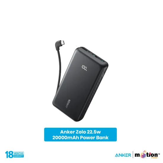 Picture of Anker Zolo 22.5w 20000mAh Power Bank- Black