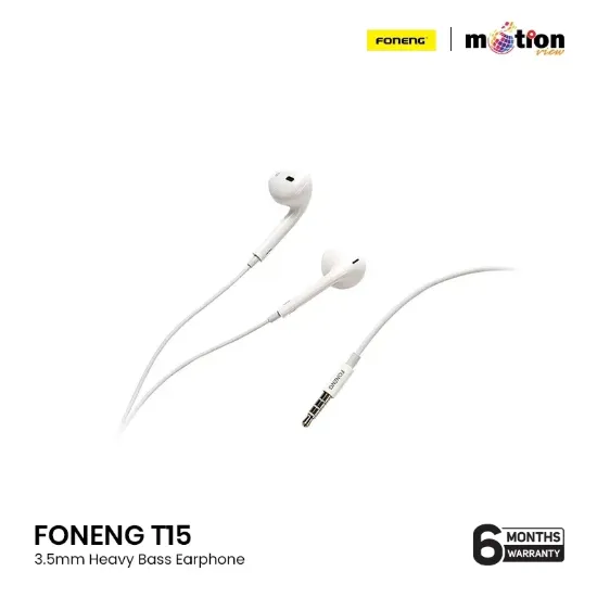 Picture of FONENG T15 Half-In-Ear 3.5mm Heavy Bass Earphone