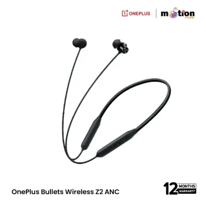 Picture of OnePlus Bullets Wireless Z2 ANC Bluetooth Neckband -45dB ANC