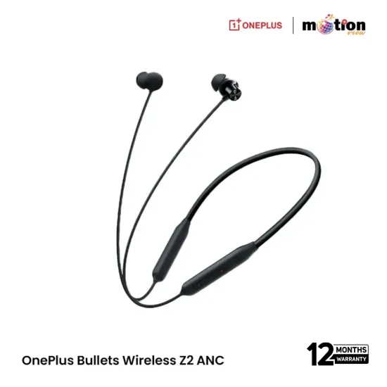 Picture of OnePlus Bullets Wireless Z2 ANC Bluetooth Neckband -45dB ANC