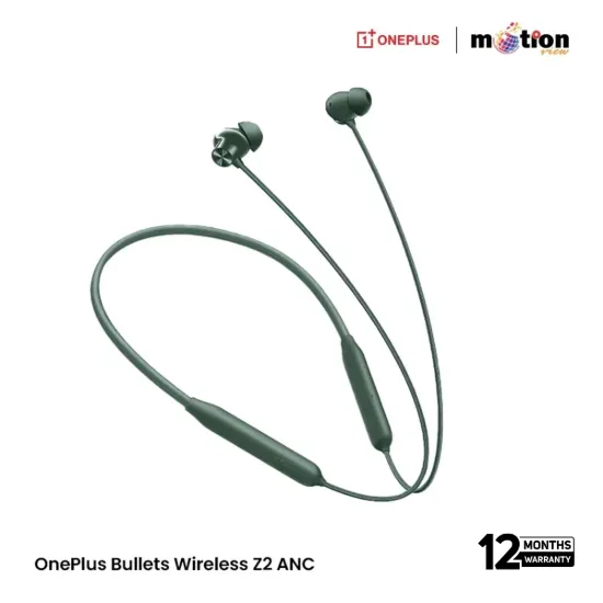 Picture of OnePlus Bullets Wireless Z2 ANC Bluetooth Neckband -45dB ANC