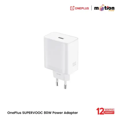 Picture of OnePlus SUPERVOOC 80W Power Adapter(Type -A EU) - White