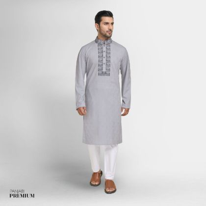 Picture of Mens Premium Panjabi - Aswad