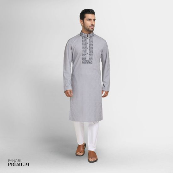 Picture of Mens Premium Panjabi - Aswad